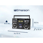 Retro Portable CD Boombox