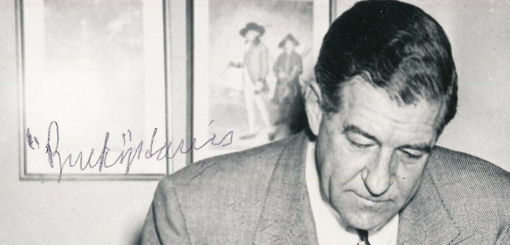 Bucky Harris Washington Senators Signed/Autographed 8x10 B/W Photo PSA/DNA