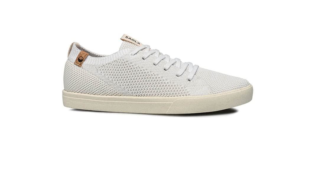 SAOLA Women's Cannon Knit II White Sneakers
