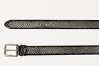 The King Black Leather Belt