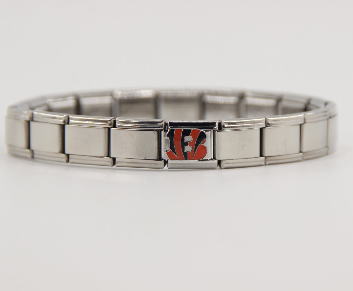 Football Team Logo Italian Charm Bracelet – Custom Gifts for Fans