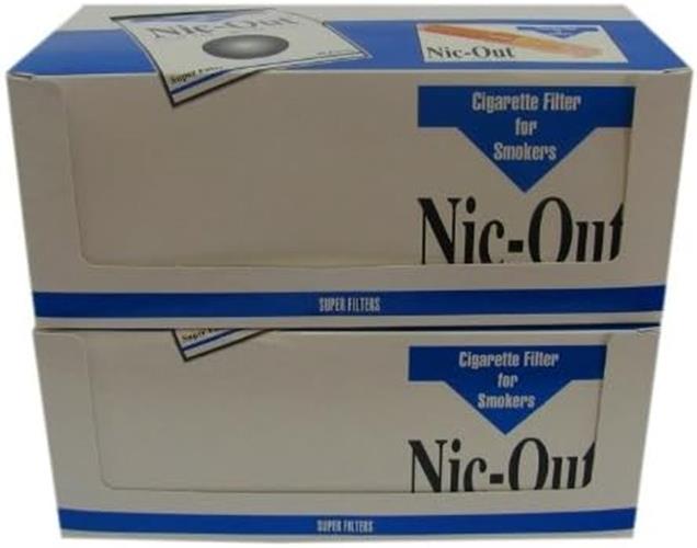 Nic-Out Cigarette Filters – 40 Packs (1,200 Total Filters) – Authentic Smoking Cessation Aid 🚭💨
