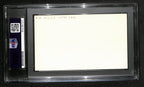 Rip Miller CFB HOF Signed/Auto 3x5 Index Card Notre Dame PSA/DNA 189016