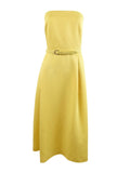 Women's Strapless Faille Cocktail Dress