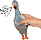 Squawking Rubber Pigeon Bird - Loud Squeaking Classic Toy - Archie McPhee