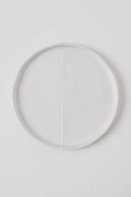 Sonnet Dinner Plate - Matte White/Glossy White - Set of 6