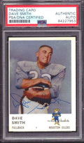 1961 Fleer #170 Dave Smith Oilers Signed/Autographed Card PSA/DNA 152727