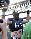 Jason Kelce Signed/Autographed 8x10 Photo Philadelphia Eagles PSA 190043