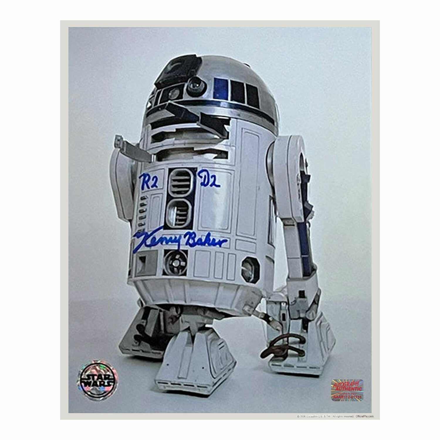 Kenny Baker (DECD) // Autographed "Star Wars" 8X10 Photo
