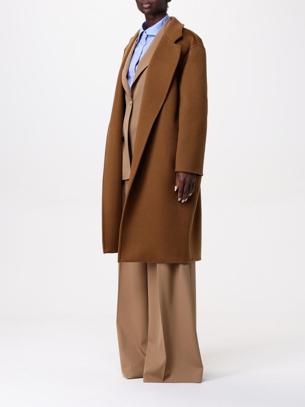 Max Mara Women Max Mara Belted Robe Coat In 100% Pure Cashmere