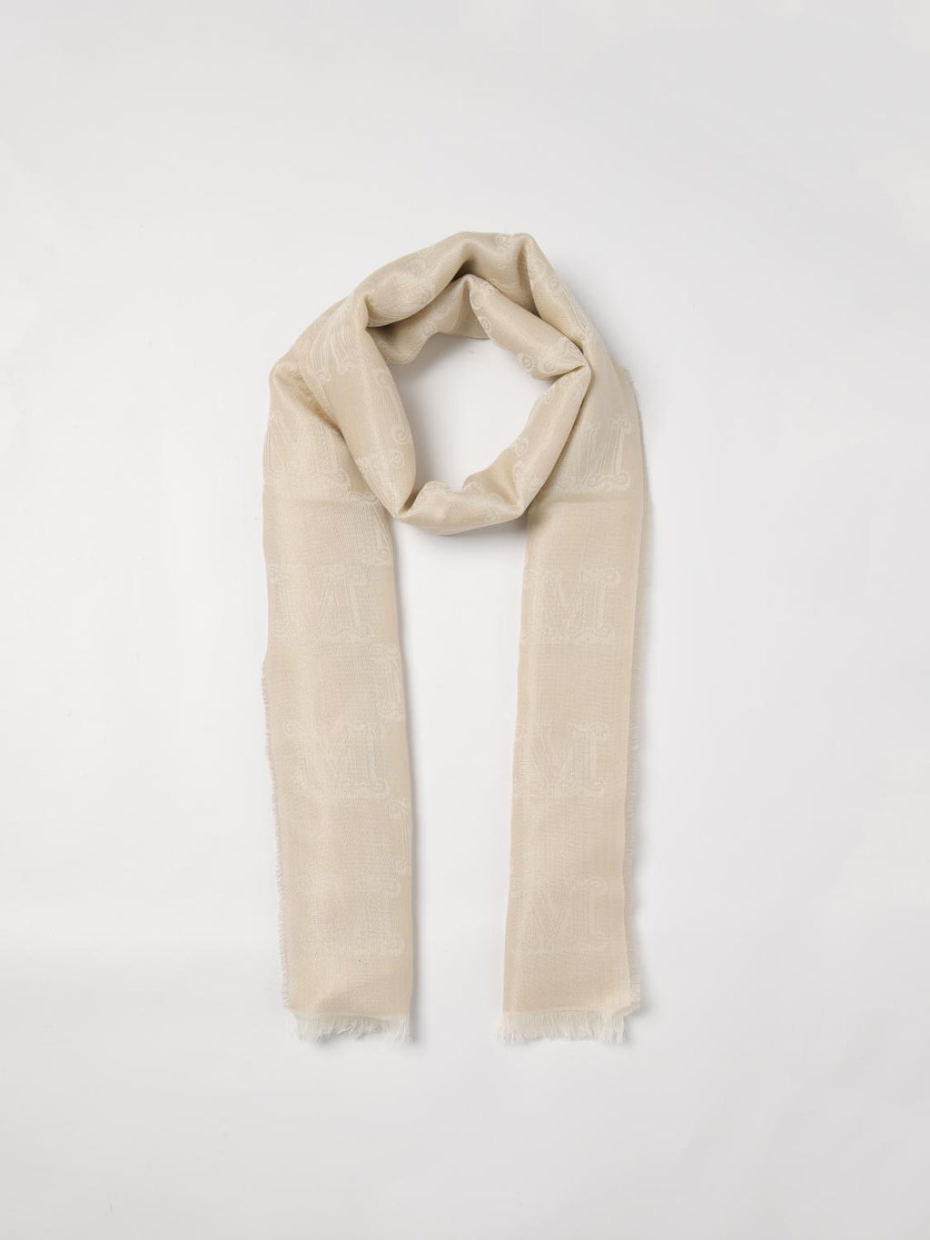 Max Mara Women Max Mara Wool And Silk Blend Scarf