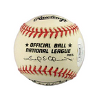 Clyde Sukeforth Signed/Inscr ONL Baseball 1947 Brooklyn Dodgers MGR 
JSA 188448