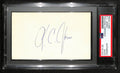 K.C. Jones HOF Signed/Auto 3x5 Index Card Boston Celtics PSA/DNA 188551