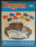 Vintage 1966 Twins Multi-Signed Photo/Program Jim Lemon/Al Worthington 177125