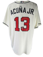Ronald Acuna Jr Signed/Inscribed Atlanta Braves Nike Jersey Beckett  159532