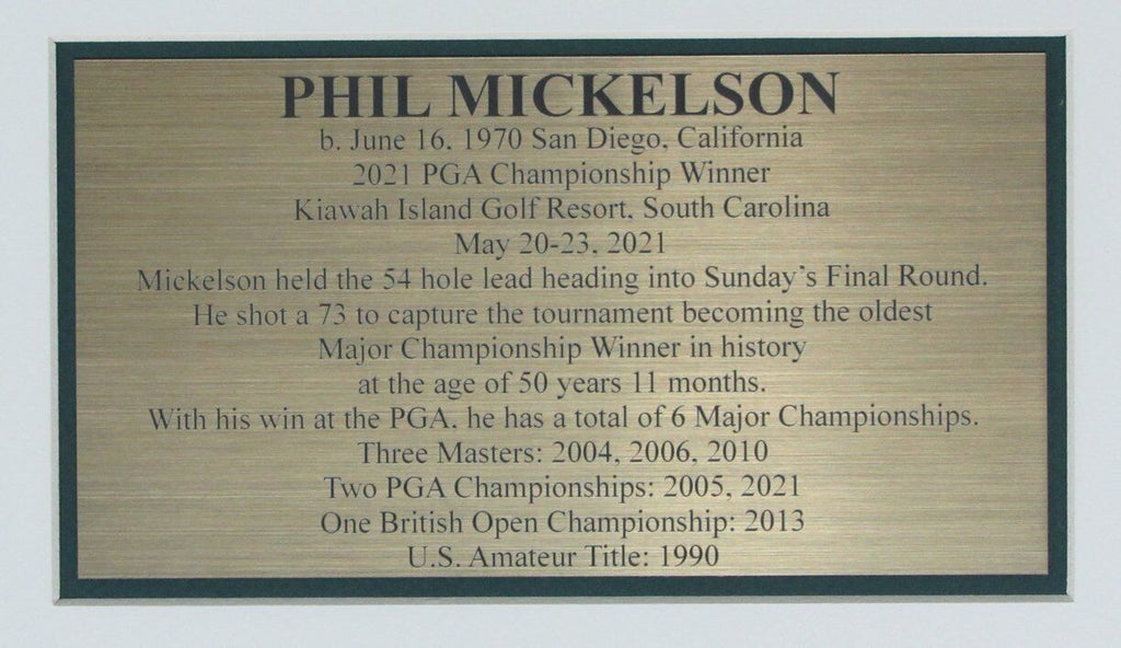 Phil Mickelson 2021 PGA Champion Photo Collage Framed 161198