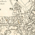 Vintage Map of Boston, Massachusetts 1835