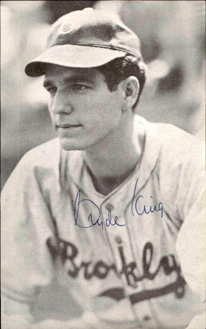 Clyde King Dodgers d. 2010 Signed/Autographed 3x5  Photo 178517