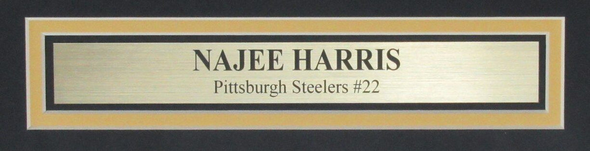 Najee Harris Autographed 16x20 Photo Pittsburgh Steelers Framed Fanatics