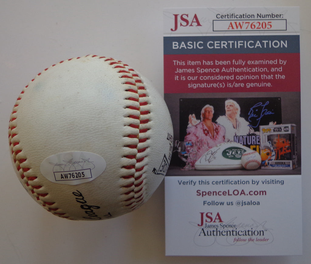 Billy Herman Signed/Autographed Official League Baseball Chicago Cubs JSA 191791