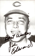 Johnny Edwards Reds Signed/Autographed 3x5  Photo 178203