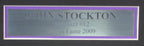 John Stockton Autographed Jersey Utah Jazz Framed Beckett 193315