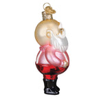 Santa In Suspenders Ornament
