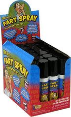 💨 24-Pack Fart Spray Cans – Hilarious Prank Display Case
