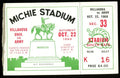 October 22, 1960 Villanova vs. Army College Football Game Ticket Stub