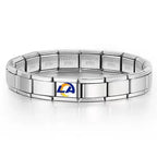 Football Team Logo Italian Charm Bracelet – Custom Gifts for Fans