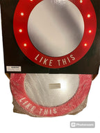 LED Mirror  "Woke Up Like This"  Funny Light-Up Sign Gag Home Gift