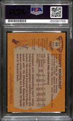 Sydney Moncrief Signed 1981 Topps Card #99 Milwaukee Bucks PSA/DNA 185768