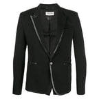 Saint Laurent Black Jackets - Blazers Men