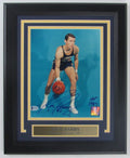 Rick Barry Golden State Warriors Signed 8x10 Framed Photo BAS 152780