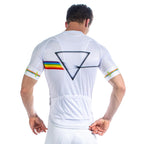 Pink Floyd White Dark Side of the Moon Men's Evo 2.0 Jersey