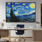 Vincent Van Gogh The Starry Night Abstract Wall Art Canvas Print