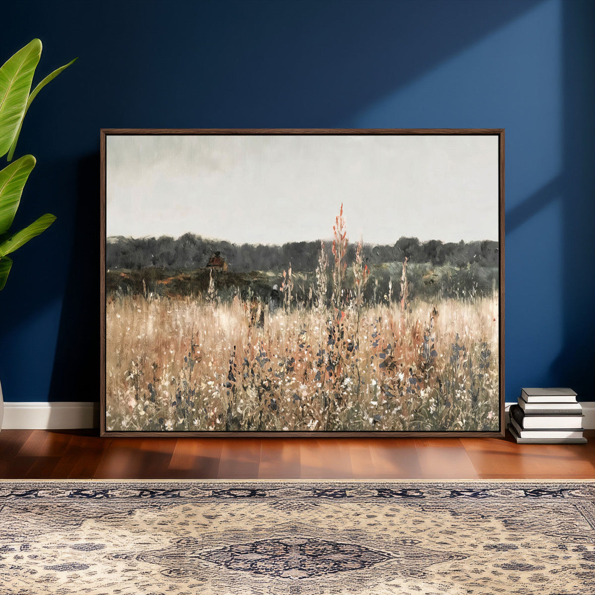 Rustic Field Landscape Wall Art Print, Giclee Canvas Wall Art