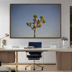 Joshua Tree Wall Art Canvas Print, Framed Southwestern Desert Landscape
