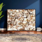 Farmhouse Bighorn Sheep Wall Art Canvas Print