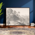 Van Poelenburch Landscape Canvas Wall Art | Dutch Golden Age