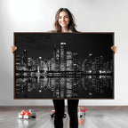 Chicago Wall Art Canvas Print