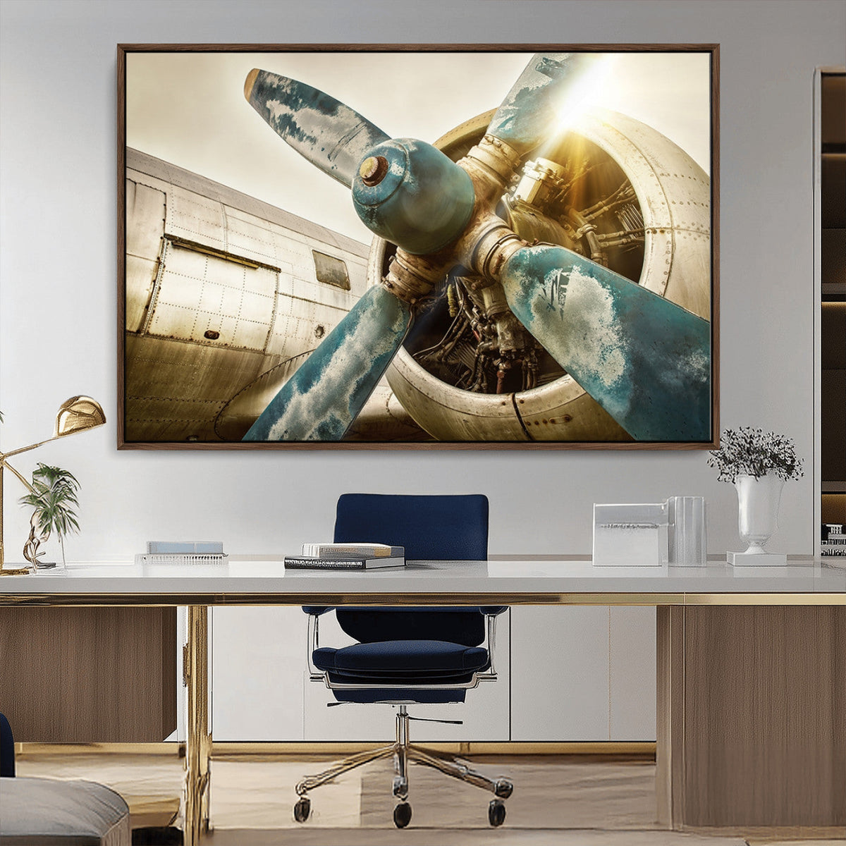 Vintage Airplane Canvas Print
