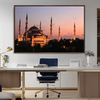 Wall Art Turkey Istanbul Skyline Canvas Print