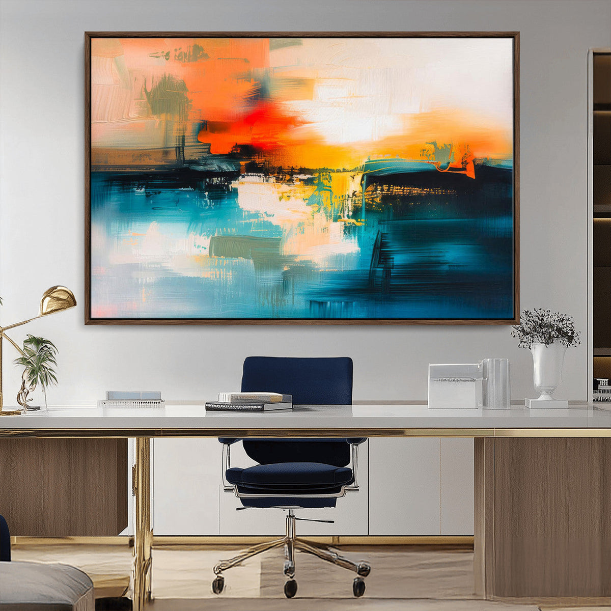 Colorful Abstract Wall Art | Bold Modern Canvas Print | Ready to Hang