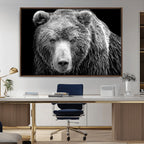 399 Grizzly Bear Canvas Print, Ready to Hang Wall Art