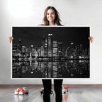 Chicago Wall Art Canvas Print