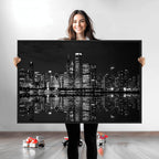 Chicago Wall Art Canvas Print