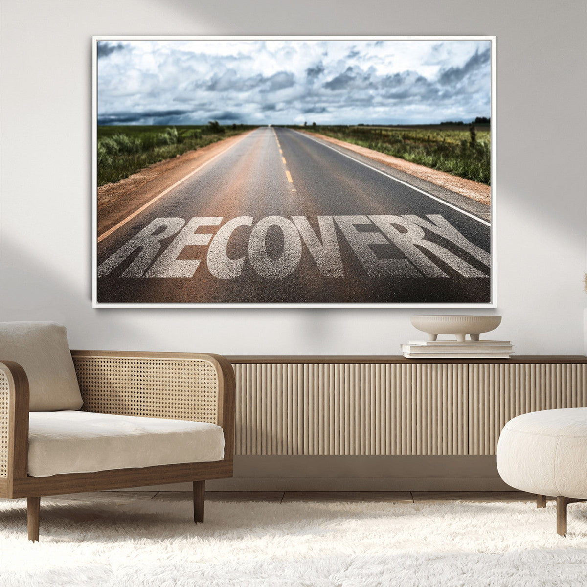 Recovery Road Wall Art Canvas Print