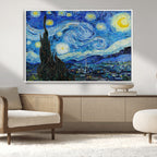Vincent Van Gogh The Starry Night Abstract Wall Art Canvas Print
