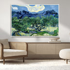 Olive Trees Van Gogh Wall Art Canvas Print